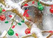 Christmas Card - Quail Christmas 2023 6-pk