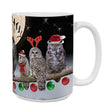 15oz Mug - Christmas Mug Asio and the Owls