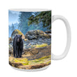 15oz Mug - BLBE 001 VI - Black Bear with Vancouver Island