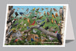 6"x 9" Card  -  Backyard Birds of Illiinois - 6pk