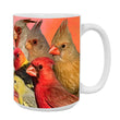 15oz Mug  -  CARD 001 - Cardinalidae Family Mug