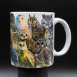 11oz Mug - RWBG 001 - Raptors on White Background