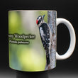 11oz Mug - DOWO 001  - Downy Woodpecker