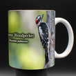 11oz Mug - DOWO 001 - Downy Woodpecker