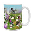 15oz Mug  -  HUBR 004 - Hummingbirds