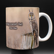 11oz Mug - LEOW 001  - Long-eared Owl