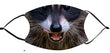 Facemask - Raccoon Smile Tongue Out