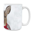 15oz Mug - Christmas Mug - Rudolph