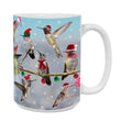 15oz Mug - Christmas Mug - Hummingbirds